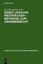 Cover von Beiträge zum Urheberrecht