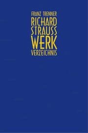 Cover von Richard Strauss Werkverzeichnis