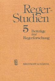 Cover von Reger Studien / Reger-Studien 5