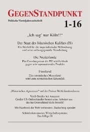 Cover von GegenStandpunkt 1-16