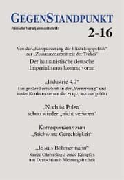 Cover von GegenStandpunkt 2-16