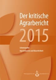 Cover von Der kritische Agrarbericht 2015