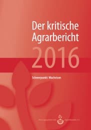 Cover von Landwirtschaft - Der kritische Agrarbericht 2016
