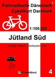 Cover von Fahrradkarte Dänemark 4/Cykelkort Danmark 1:100.000 - Jütland Süd