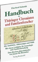 Cover von Handbuch für Thüringer Chronisten und Familienforscher