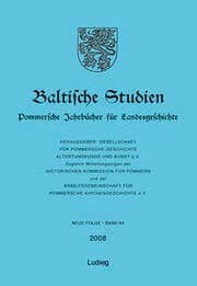 Cover von Baltische Studien