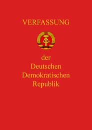 Cover von Verfassung der DDR.