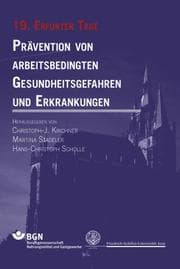 Cover von Prävention von arbeitsbedingten Gesundheitsgefahren und Erkrankungen 19