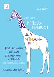 Cover von Kritzel-Malbuch und Mitmach-Buch