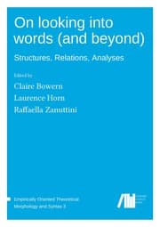 Cover von On looking into words (and beyond)