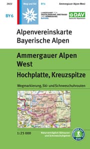 Cover von Ammergauer Alpen West, Hochplatte, Kreuzspitze