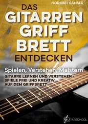Cover von Das Gitarrengriffbrett entdecken - Spielen, Verstehen, Meistern