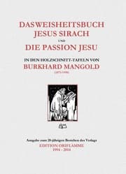 Cover von Das Weisheitsbuch Jesus Sirach und die Passion Jesu in den Holzschnitt-Tafeln von Burkhard Mangold
