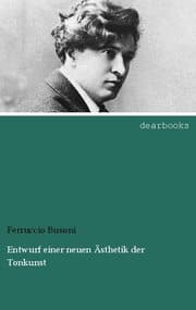 Cover von Entwurf einer neuen Ästhetik der Tonkunst