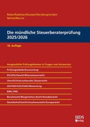 Cover von Die mündliche Steuerberaterprüfung 2025/2026