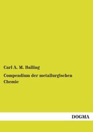 Cover von Compendium der metallurgischen Chemie