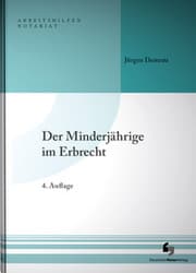 Cover von Der Minderjährige im Erbrecht