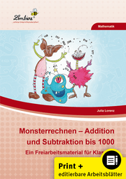 Cover von Monsterrechnen - Addition und Subtraktion bis 1000