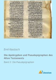 Cover von Die Apokryphen und Pseudepigraphen des Alten Testaments