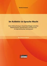 Cover von Im Kollektiv ist Sprache Macht: Eine Untersuchung zu Zusammenhängen zwischen Muttersprache, Spracherwerb und Drop-outs im österreichischen Schulsystem