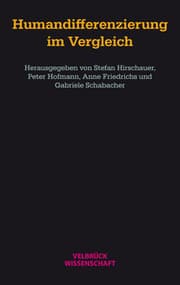Cover von Humandifferenzierung im Vergleich