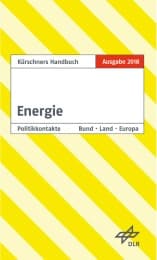 Cover von Kürschners Handbuch Energie
