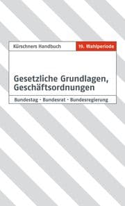 Cover von Kürschners Handbuch Gesetzliche Grundlagen