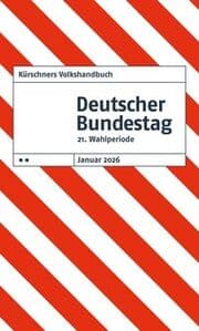 Cover von Kürschners Volkshandbuch Deutscher Bundestag