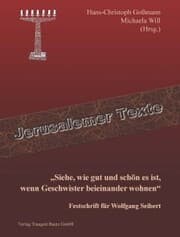 Cover von 'Siehe, wie gut und schön es ist, wenn Geschwister beieinander wohnen'