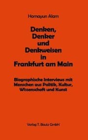 Cover von Denken, Denker und Denkweisen in Frankfurt am Main