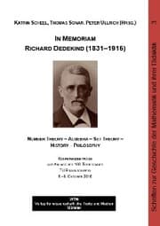 Cover von In Memoriam Richard Dedekind (1831-1916) Number Theory - Algebra - Set Theory - History - Philosophy