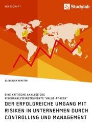 Cover von Der erfolgreiche Umgang mit Risiken in Unternehmen durch Controlling und Management