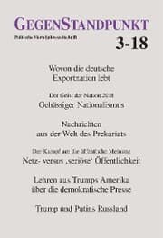 Cover von GegenStandpunkt 3-18
