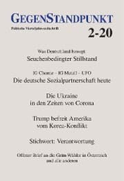 Cover von GegenStandpunkt 2-20