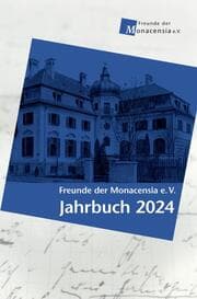 Cover von Freunde der Monacensia e. V. - Jahrbuch 2024