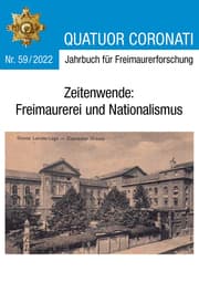 Cover von Quatuor Coronati Jahrbuch für Freimaurerforschung Nr. 59/2022