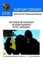 Cover von Quatuor Coronati Jahrbuch für Freimaurerforschung Nr. 63/2025