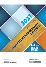 Cover von Sicher zum Hauptschulabschluss Deutsch Baden-Württemberg 2021 - Der Sonne nach