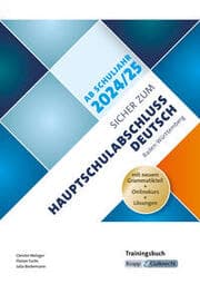 Cover von Sicher zum Hauptschulabschluss Deutsch Baden-Württemberg - ab Schuljahr 2024/2025 inkl. Lösungen und Onlinekurs