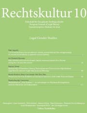 Cover von Rechtskultur 10