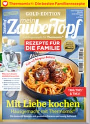 Cover von Mein Zaubertopf Gold Edition 2/22 - Rezepte für die Familie Thermomix TM5 TM31 TM6 - Was eure Kinder wirklich brauchen