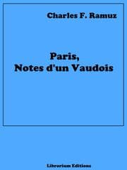 Cover von Paris, Notes d'un Vaudois