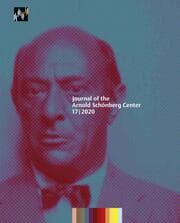 Cover von Journal of the Arnold Schönberg Center