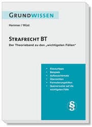 Cover von Grundwissen Strafrecht BT