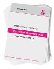 Cover von Überblickskarteikarten Strafprozessrecht im Überblick