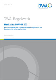 Cover von Merkblatt DWA-M 1001 Anforderungen an die Qualifikation und die Organisation von Gewässerunterhaltungspflichtigen