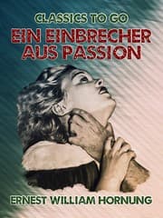 Cover von Ein Einbrecher aus Passion