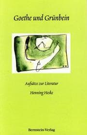 Cover von Goethe und Grünbein
