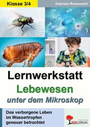Cover von Lernwerkstatt Lebewesen unter dem Mikroskop / Klasse 3-4
