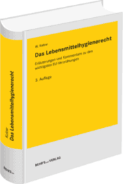 Cover von Das Lebensmittelhygienerecht